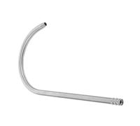 Bras de Robinet en Acier Inoxydable, Bec de Robinet Robuste, Gooseneck | Robinet Fontaine A Punch, Tuyau de Bec de Robinet Cuisine, Argenté, Installation Rapide