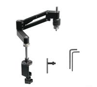 Bras de support de taraudage réglable/pour perceuse à main/support de taraudage en alliage d'aluminium CNC/pour une utilisation verticale horizontale/support avec mandrin de 1,5 à 10 mm