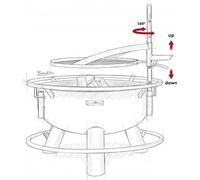 Bras de suspension pour plaque et grille pour SOLAFA et BANDITO