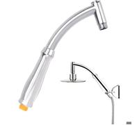Bras d'extension universel réglable pour pommeau de douche effet pluie - Compatible tous supports
