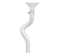 Bras d'extraction de fumée réglable pour soudure, hotte aspirante avec tuyau d'aération flexible, tuyau d'aspiration de 220 cm