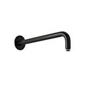 Bras mural Herzbach Deep Black 23.960350.1.12 350 mm, pour douche à effet pluie, noir mat