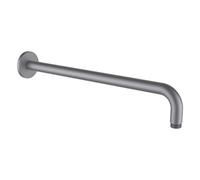 Bras mural pr pomme de douche pluie, avec rosace ronde, 420 mm pvd couleur inox - LAUFEN HF960109423001