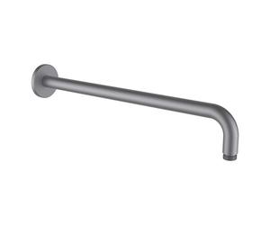 Bras mural pr pomme de douche pluie, avec rosace ronde, 420 mm pvd couleur inox - LAUFEN HF960109423001