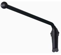 Bras pivotant à 180° réglable pour porte et fenêtre Fixation murale Noir 120 cm Idéal pour les panneaux latéraux, maximise l'espace et le style dans n'importe quelle pièce