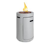 Braséro à gaz - Blumfeldt crete 13 kw gaz liquide acier inoxydable - gris clair
