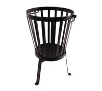 esschert Design Braséro, Design Cubique, Noir 40 cm Noir