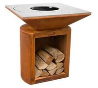 Brasero Artiss G2 Corten Plaque De Cuisson Acier Inoxydable Alimentaire Multicolore