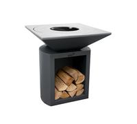 Brasero Artiss G2 Graphite Plaque De Cuisson Acier Inoxydable Alimentaire Multicolore