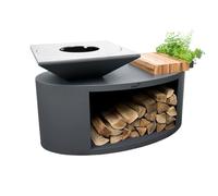 Brasero Artiss G3 Graphite Plaque De Cuisson Acier Inoxydable Alimentaire Multicolore