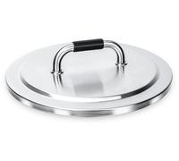 Brasero avec couvercle en acier inoxydable - Diamètre 50 cm, compatible avec le Solo Stove Bonfire