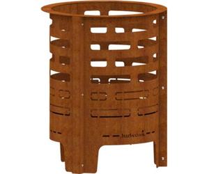 Brasero BARBECOOK Jules avec cendrier en acier corten BC-W