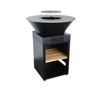 Brasero barbecue Ø81,5cm avec grille de cuisson et espace de rangement MOMBACHO
