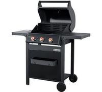 BRASERO BY FAVEX - Barbecue gaz Spring II 3 brûleurs - Surface mixte grille & plancha fonte - 9,95 kW - EASY CLEAN™ - Tablettes rabattables - Jusqu'à 10 convives