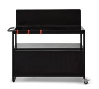 Desserte plancha Infinite 100 - BRASERO BY FAVEX - Plan de travail 100 cm - 3 niveaux de rangement - Compatible planchas 1 à 4 feux