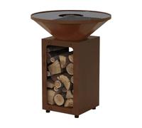 Brasero de cuisson B.B.O 58 Cognac, Acier corten, diamètre 58 cm