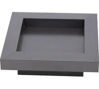 Brasero de jardin carré BACHACHE 60x60 cm en acier