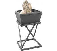 Brasero de jardin carré LASY 50x50 cm en acier