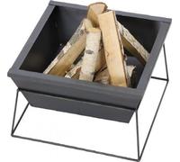 Brasero de jardin carré PESTAK 60 cm en acier