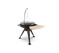 Blumfeldt Caruso 124cm Debout Brasero avec grille Noir