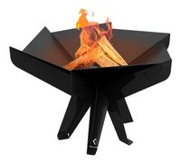 Brasero de Jardin Kratki Fire Hex avec Support, autoportant, Hexagonal, Dimensions L57,2 x L66 x H41,9 cm, Poids 17,7 kg, en Acier Robuste et résistant à la Chaleur