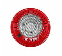 Brasero électrique pour table et civière en métal Rouge Brasero électrique d'intérieur Brasero électrique d'intérieur Basse consommation 3 niveaux de puissance 300/500W/800W | Certifié CE et RoHS