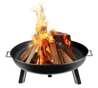 Brasero - HENGMEI - Fire - Fonte - 80 cm - Poêle à bois extérieur