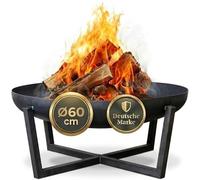 Braseros, foyer ? 60 cm - Foyer pour jardin, résistant aux étincelles, pour terrasse et balcon, tonneau à feu et panier à feu (environ 60 cm, modèle Madrid)