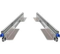 BRASOM Coulisses de tiroir avec supports de tiroir - Coulisses de tiroir 300mm, 250kg, 30 cm, Heavy Duty, verrouillage des tiroirs dans/hors système de coulisses, roulement à billes, gauche et droite