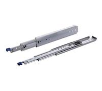 BRASOM Rails coulissants charges lourdes 250kg - 900mm, 36 pouces, Heavy Duty, verrouillage entrée/sortie système de rails de tiroirs, roulement à billes, gauche et droite
