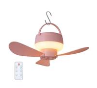 Brasseur d'Air de Plafond Mobile sur Accu 1800mAh 3 Réglages de Ventilation