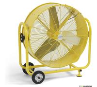 brasseur d'air Ventilateur de sol professionnel 750W jaune