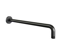 Brauer Black Edition bras de douche - courbé - 40cm - noir mat 5-S-5504