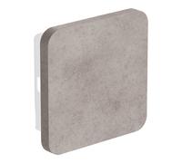 BRAUER Concrete applique murale - 15x4.6x15cm - LED 4000K - béton revêtu - gris chiné 9060