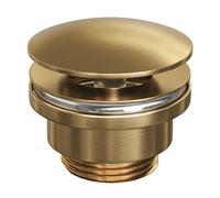 Brauer Gold Edition bouchon de lavabo toujours ouvert pvd or brossé 5-GG-159