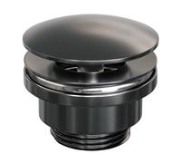 Brauer Gunmetal Edition bouchon de lavabo toujours ouvert pvd gunmetal brossé 5-GM-159