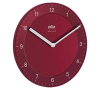 Braun BC 06 R-DCF Horloge murale radiocommandée rouge