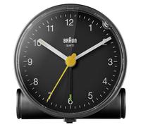 Braun BC01 - Réveil - rond - quartz - bureau - noir