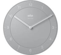 Braun BC06G-DCF Horloge murale classique radiocommandée 20 cm gris