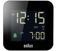 Braun BC08B-DCF radiopiloté(e) Réveil noir écran négatif