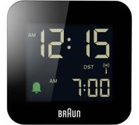 Braun BC08B-DCF radiopiloté(e) Réveil noir écran négatif