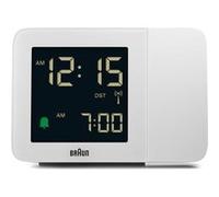 Braun - BC15 Réveil de Voyage Numérique - Blanc Blanc G