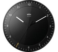 BRAUN BC17B-DCF - Horloge murale radiopilotée, noire