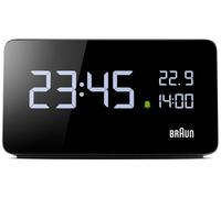 Braun BC20BEU, Tableau, Horloge numérique, Forme rectangulaire, Noir, Écran LCD, Alimentation par courant continu