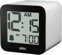 Braun - BC25WP - Réveil - Quartz - numérique - blanc