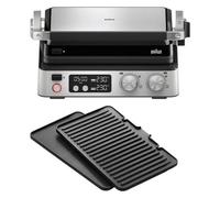 Braun CG7040 CG, Machine à panini, Argent, Noir
