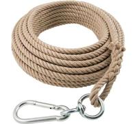 BRAUN Corde à seau 25m 4 torons torsadés, avec boucle 16mm - 71316-25-SCH/W/EAN