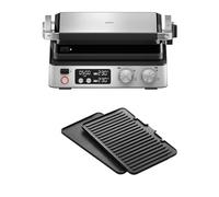Grill multifonctions - BRAUN - Multi Grill 7 - 2000 W - 3 positions de chauffe - Noir/Acier