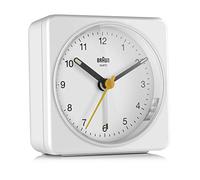Braun Réveil BC03W à quartz en plastique blanc