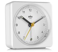 Braun Réveil Analogique Classique Bc03 - Entièrement Blanc - L 7,8 Cm X H BC03W
